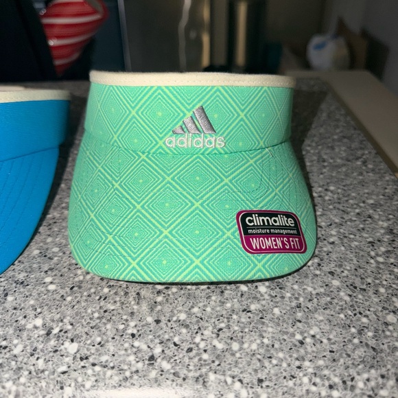 Adidas Aqua and Mint Visors - Picture 6 of 7